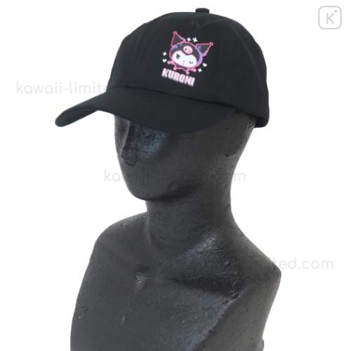 Japan Sanrio Baseball Cap - Kuromi : Pixel Art Black | Kawaii Limited