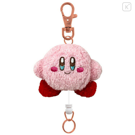 Japan Kirby Mascot Reel Keychain - Kirby : Smile - 1