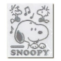 Japan Peanuts Emblem Deco Sticker - Snoopy & Woodstock : Happy Music - 1