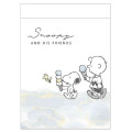 Japan Peanuts Mini Notepad - Snoopy & Woodstock : Watercolor Ice Cream - 1