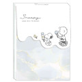 Japan Peanuts A6 Notepad - Snoopy & Woodstock : Watercolor Ice Cream - 1