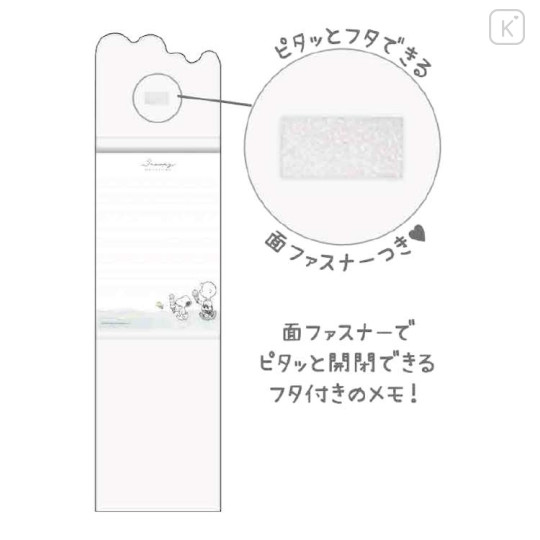 Japan Peanuts A6 Notepad - Snoopy & Woodstock : Watercolor Ice Cream - 2