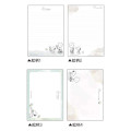 Japan Peanuts A6 Notepad - Snoopy & Woodstock : Watercolor Ice Cream - 3