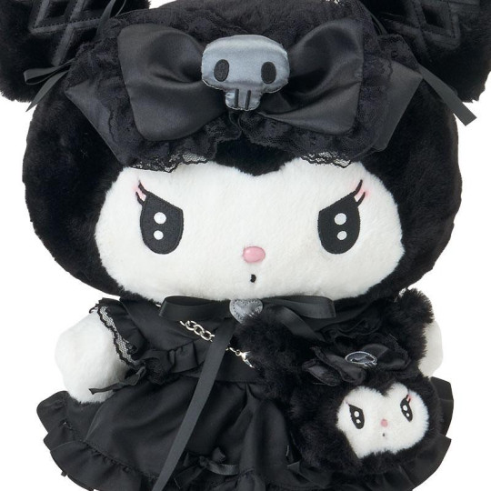 Japan Sanrio Original Plush Toy Set - Kuromi : Midnight Melokuro Special - 6