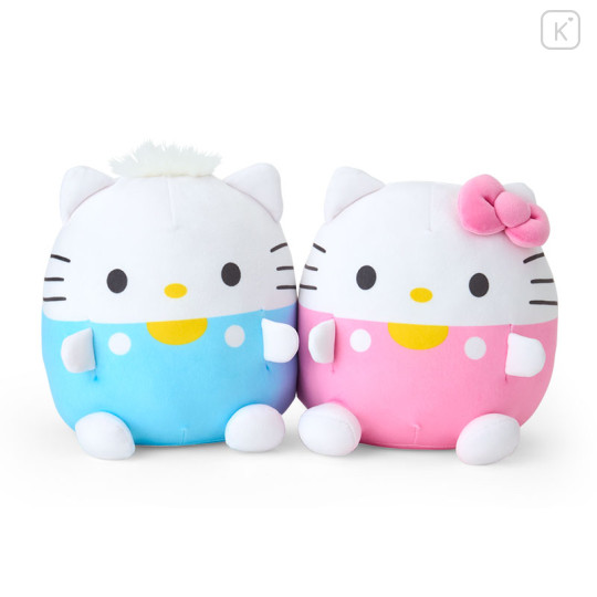 Japan Sanrio Original Pair Mini Cushion - Dear Daniel & Hello Kitty - 1