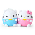 Japan Sanrio Original Pair Mini Cushion - Dear Daniel & Hello Kitty - 1