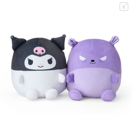 Japan Sanrio Original Pair Mini Cushion - Kuromi - 1