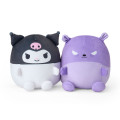 Japan Sanrio Original Pair Mini Cushion - Kuromi - 1
