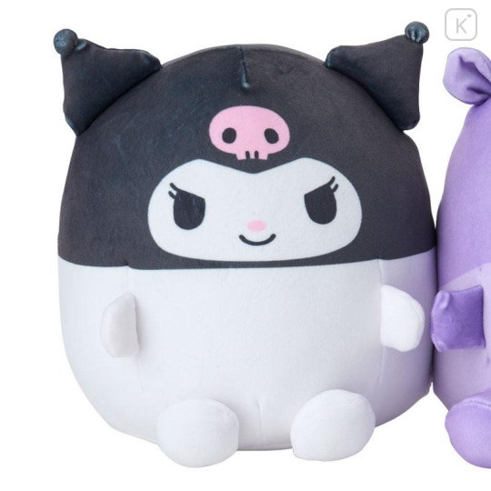 Japan Sanrio Original Pair Mini Cushion - Kuromi - 4