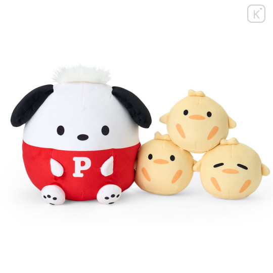 Japan Sanrio Original Pair Mini Cushion - Pochacco - 1