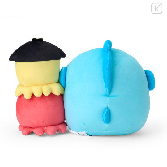 Japan Sanrio Original Pair Mini Cushion - Hangyodon - 2