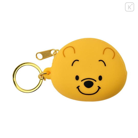 Japan Disney Store Silicone Mini Pouch Keychain - Pooh : Key chain Fes - 1