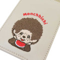 Japan Monchhichi Pass Case Card Holder & Reel - Boy Embroidery - 3