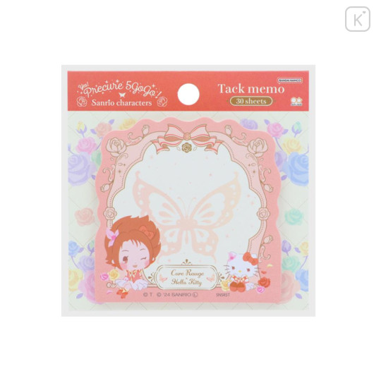 Japan Sanrio × Yes! PreCure 5 GoGo! Sticky Note - Hello Kitty & Cure Rouge Natsuki Rin - 1