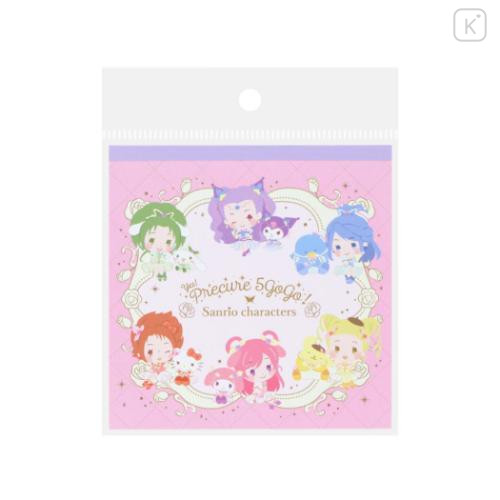 Japan Sanrio × Yes! PreCure 5 GoGo! Square Memo Pad - Characters Pink - 5