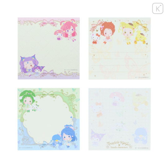 Japan Sanrio × Yes! PreCure 5 GoGo! Square Memo Pad - Characters - 3