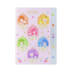 Japan Sanrio × Yes! PreCure 5 GoGo! 5 Pockets A4 Index File Holder - Characters Pink