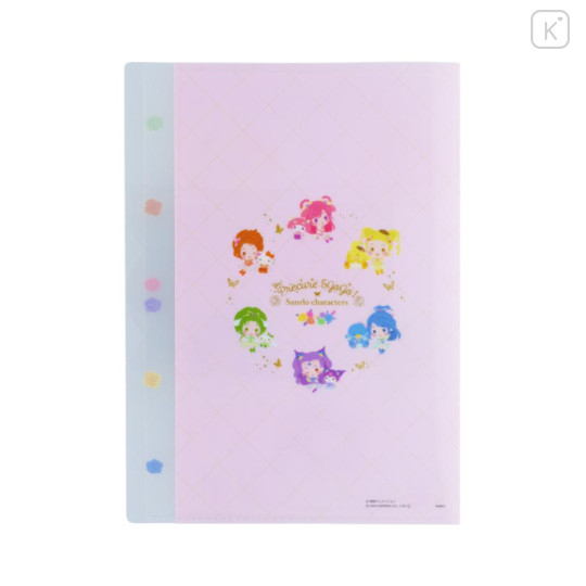 Japan Sanrio × Yes! PreCure 5 GoGo! 5 Pockets A4 Index File Holder - Characters Pink - 2