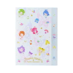 Japan Sanrio × Yes! PreCure 5 GoGo! 5 Pockets A4 Index File Holder - Characters White