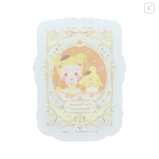 Japan Sanrio × Yes! PreCure 5 GoGo! Vinyl Sticker - Pompompurin & Cure Lemonade Kasugano Urara - 2