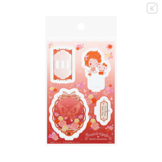 Japan Sanrio × Yes! PreCure 5 GoGo! Acrylic Stand - Hello Kitty & Cure Rouge Natsuki Rin - 3