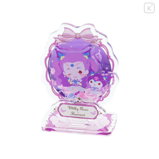 Japan Sanrio × Yes! PreCure 5 GoGo! Acrylic Stand - Kuromi & Milky Rose Mimino Kurumi - 2