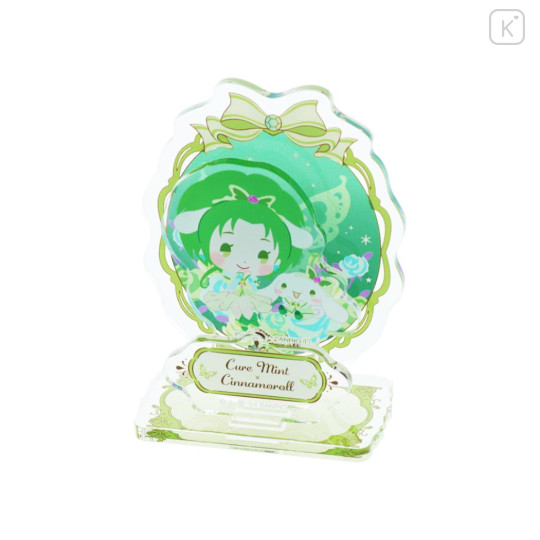 Japan Sanrio × Yes! PreCure 5 GoGo! Acrylic Stand - Cinnamoroll & Cure Mint Akimoto Komachi - 2