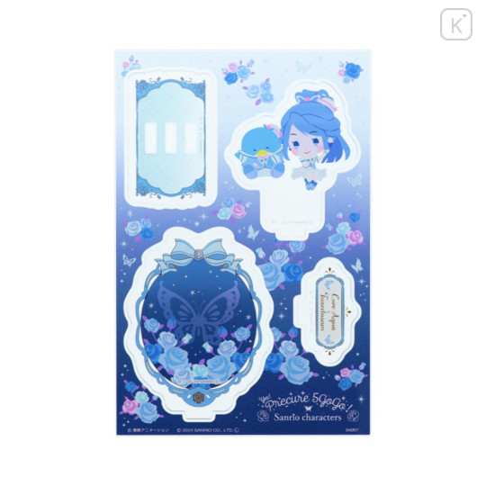 Japan Sanrio × Yes! PreCure 5 GoGo! Acrylic Stand - Tuxedo Sam & Cure Aqua Minazuki - 1