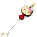 Japan Sanrio × Fujiya Chocolate Rubber Key Reel - Hello Kitty - 4