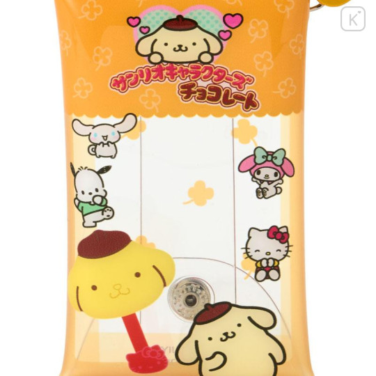 Japan Sanrio Fujiya Chocolate Multi Clear Case - Pompompurin - 4