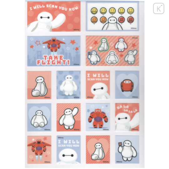 Japan Disney A5 Vinyl Sticker Sheet - Baymax - 1