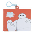 Japan Disney Pass Case Card Holder - Baymax : You Have Been Good Orange Red - 1