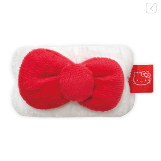 Japan Sanrio Water Absorbent Wristband 2pcs Set - Hello Kitty : Red Ribbon - 1
