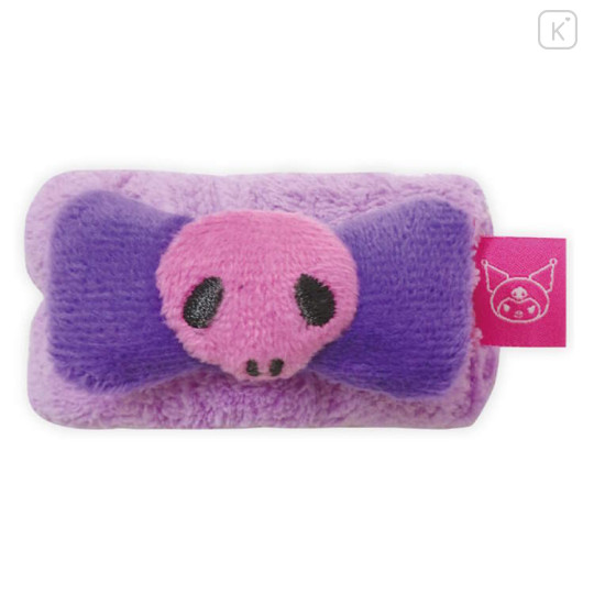 Japan Sanrio Water Absorbent Wristband 2pcs Set - Kuromi : Ribbon - 1