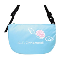 Japan Sanrio Foldable Shoulder Bag With Pouch - Cinnamoroll