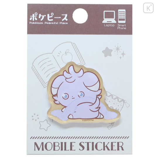 Japan Pokemon Acrylic Sticker - Espurr : Pokepeace Warm Scarf - 1