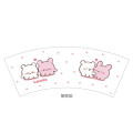 Japan Loveez Clear Tumbler - White Hug - 2