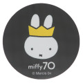 Japan Miffy Vinyl Sticker - Miffy 70th Anniversary Crown Black - 1