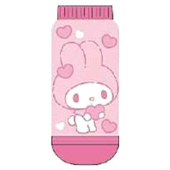 Japan Sanrio Socks - My Melody : Girly Pop Heart Pink