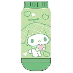 Japan Sanrio Socks - My Melody : Girly Pop Heart Green