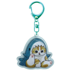 Japan Mofusand 3D Keychain - Cat Shark Nyan Sitting