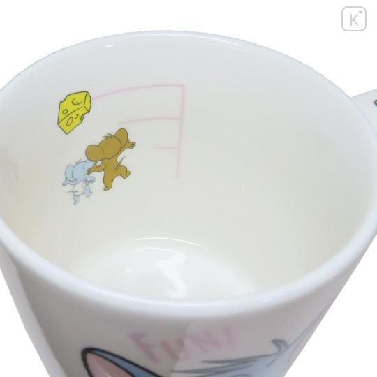 Japan Tom and Jerry Mug - Happy Jerry & Tuffy Fun - 3