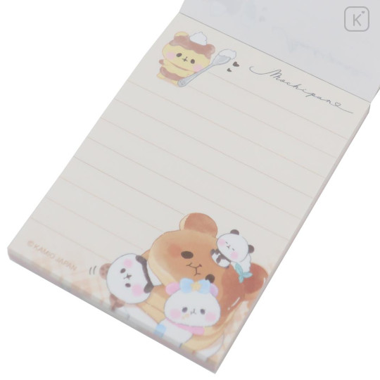 Japan Mochimochi Panda Mini Notepad - Pancake & Dessert - 2