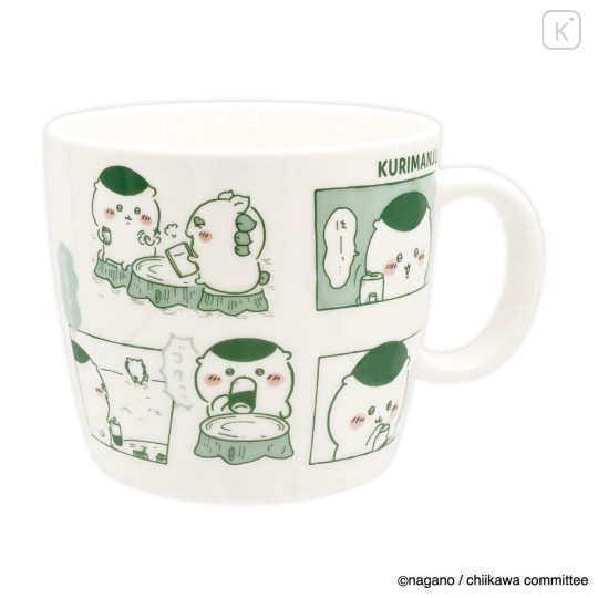 Japan Chiikawa Comic Mug - Kurimanju & Shisa : One More Drink - 1