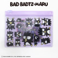 Japan Sanrio Flake Sticker with Slider Case - Badtz-maru - 1