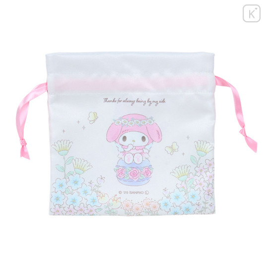 Japan Sanrio Ribbon Purse - My Melody 50th Anniversary Pink - 2