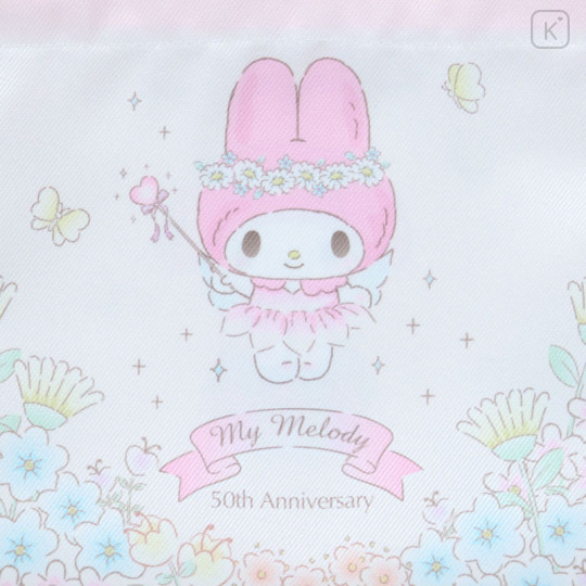Japan Sanrio Ribbon Purse - My Melody 50th Anniversary Pink - 3