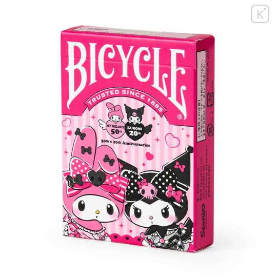 Japan Sanrio Bicycle Playing Cards - My Melody 50th Anniversary & Kuromi 20th Anniversary - 2
