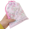 Japan Sanrio Drawstring Bag (S) - My Melody : Sweet Smile Pink - 2