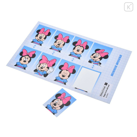 Japan Disney Store ID Photo Sticker Collection - Minnie Mouse - 6
